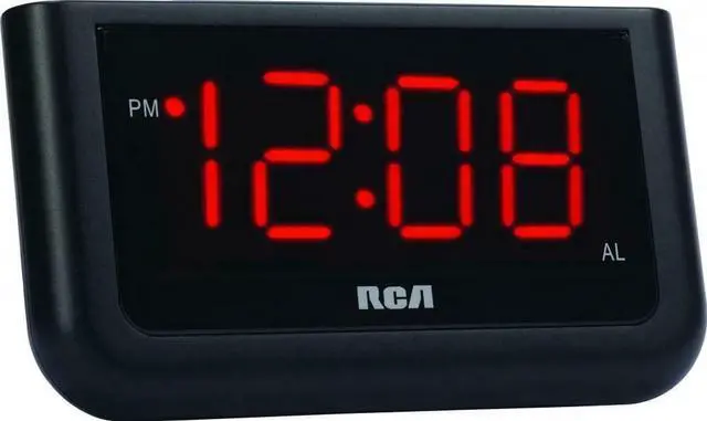 Alt view image 14 of 17 - RCA Digital Alarm Clock - Large 1.4" LED Display with Brightness Control and Repeating Snooze, AC Powered – Compact, Reliable, Easy to Use