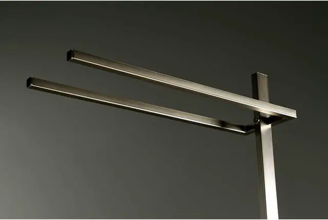 Alt view image 5 of 18 - Kingston Brass SCC8605 Modern Edenscape Pedestal Dual Towel Rack - Oil Rubbed Bronze