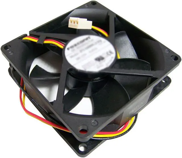 Alt view image 3 of 3 - HP 12v DC 0.65a 80x25mm 3-Wire Fan PVA080G12Q 3-Pin Foxconn Pull