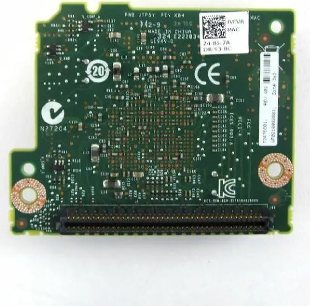 Alt view image 2 of 8 - Dell JVFVR Broadcom 57810-K Dual Port 10Gb Daughter Card M620 Blade