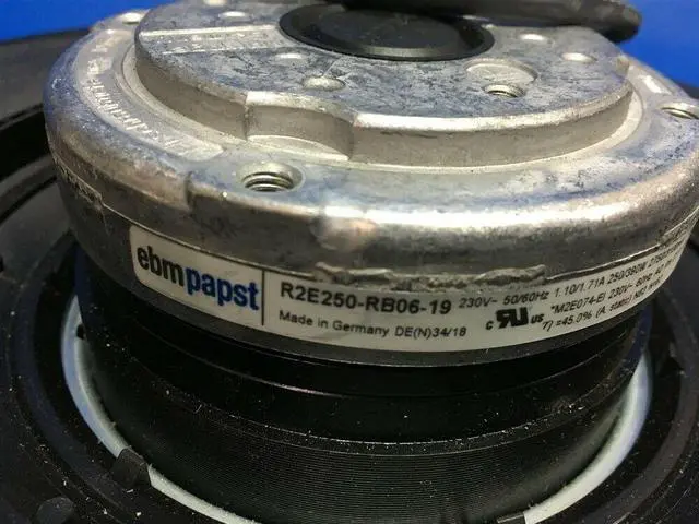 Alt view image 2 of 3 - New Ebmpapst R2E250-RB06-19 Centrifugal Fan Inpeller 230v