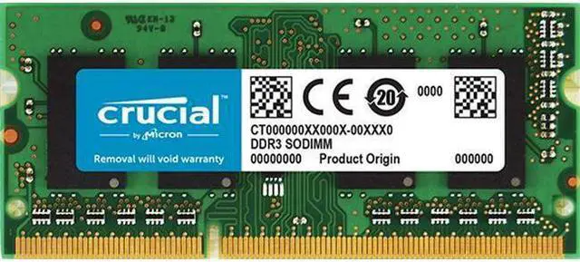 Alt view image 2 of 2 - Add-on CT102464BF160B-AA Crucial Compatible 8GB DDR3-1600MHZ 1.35V Dr SODIMM