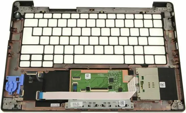 Alt view image 6 of 17 - New Dell OEM Latitude 7300 Palmrest Touchpad Assembly  Smart Card Reader 5TYX3