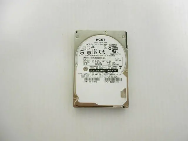 Main image of HGST 1.8TB 10K SAS 2.5 Hard drive 12gbps 12G HUC101818CS4204 Dell HP