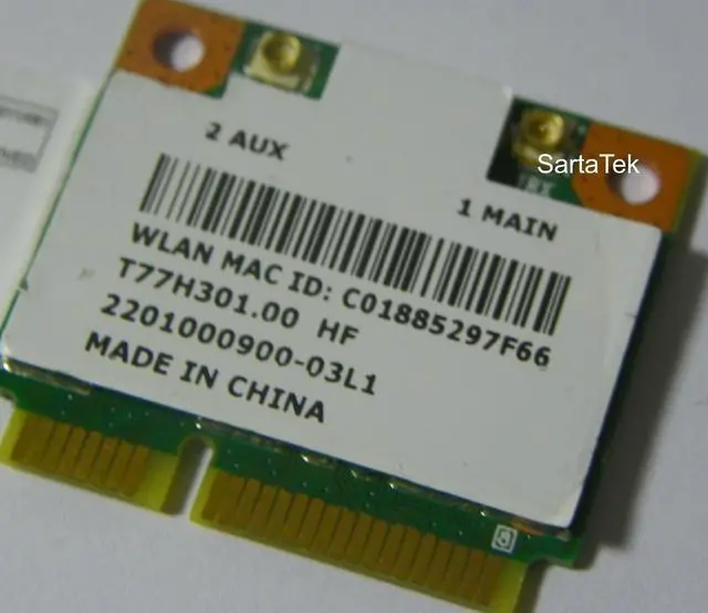 Alt view image 2 of 3 - New Atheros AR5B125 802.11n WLAN WiFi PCIe Half OEM T77H301.00 HB125 AR9485