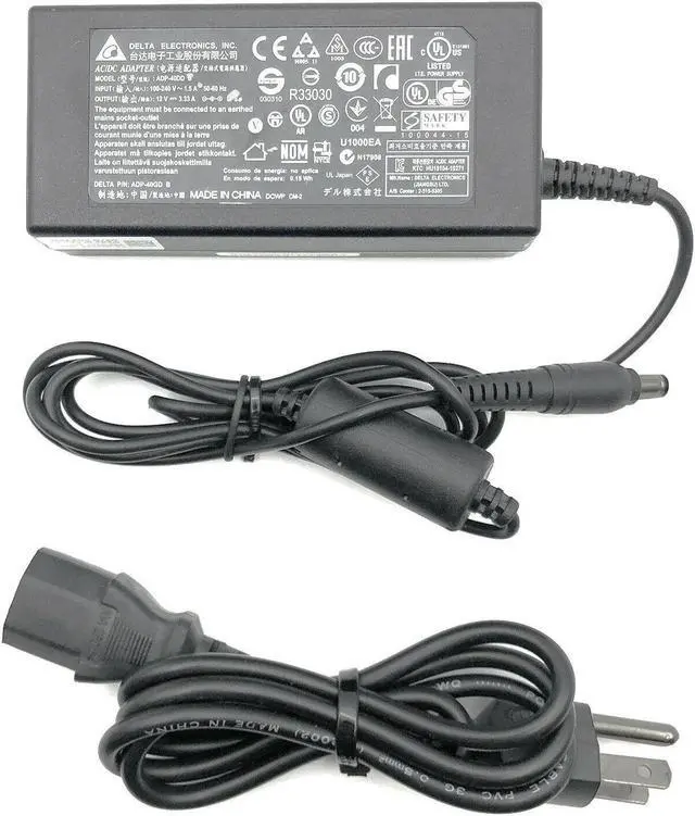 Alt view image 4 of 5 - Genuine Delta ADP-40DD B Power Supply Dell S2719HNX GXYHH LED Monitor W/Cord