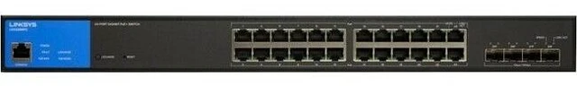 Main image of Linksys 24-Port Managed Gigabit PoE+ Switch LGS328MPC