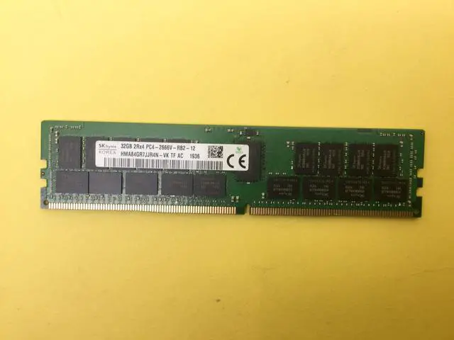Main image of (NOT FOR HOME PC!) HMA84GR7JJR4N-VK HYNIX 32GB 2RX4 PC4-2666V DDR4-21300 ECC REG MEMORY