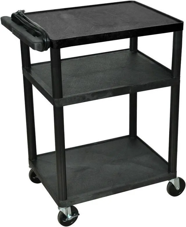 Alt view image 6 of 9 - Luxor LP34E-B 34" Plastic Table with Electric