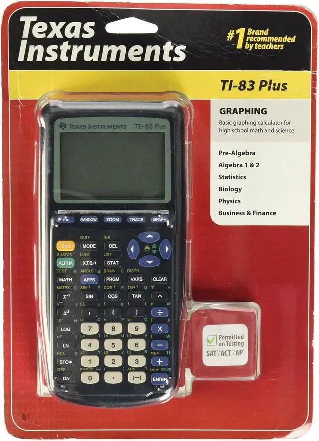 Alt view image 2 of 5 - Texas Instruments TI-83 Plus Graphing Calculator