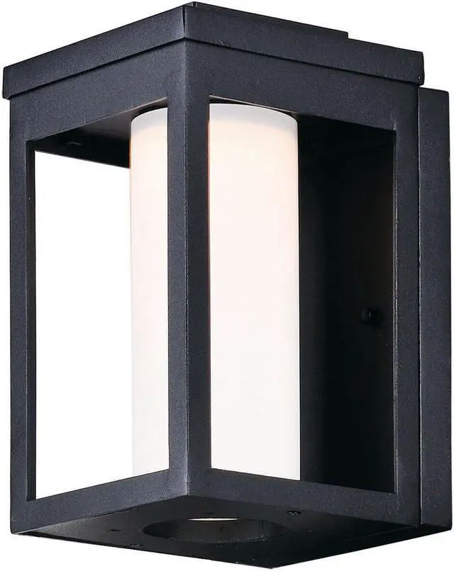 Alt view image 2 of 8 - Maxim 55902SWBK Salon LED 1-Light Outdoor Wall, Black