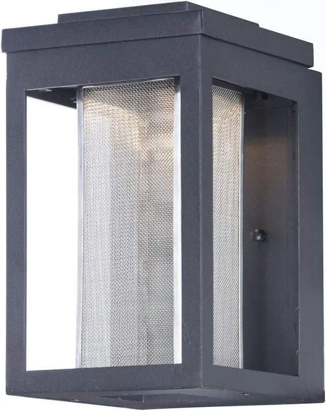 Alt view image 5 of 8 - Maxim 55902SWBK Salon LED 1-Light Outdoor Wall, Black