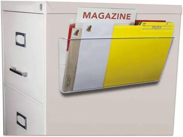 Alt view image 4 of 5 - Storex Industries 70325U06C Unbreakable Magnetic Wall File, Letter & Legal - Clear