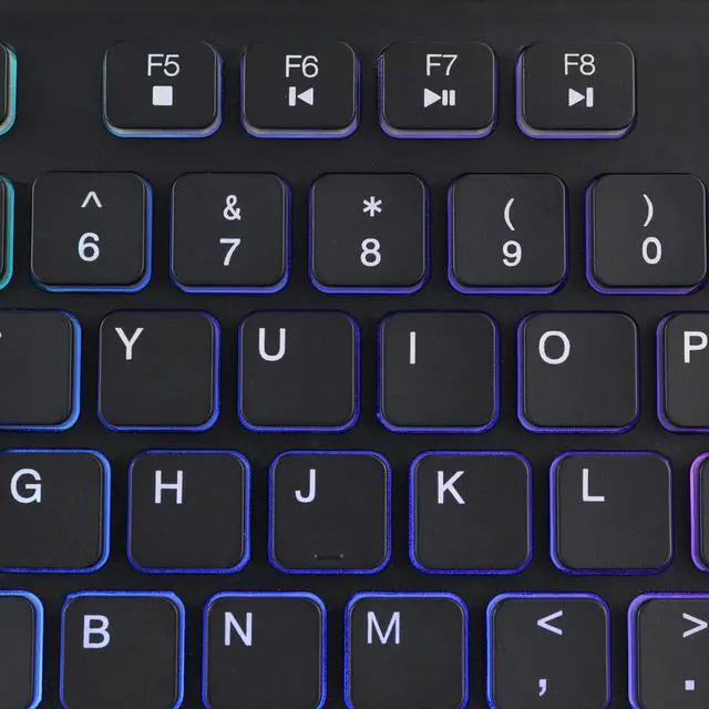 Alt view image 9 of 19 - ADESSO Illuminated Gaming Keyboard & Illuminated Mouse Combo AKB-137CB Black USB 104-Key US layout Keyboard