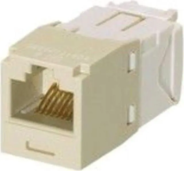 Main image of Panduit CJ688TGEI-24 Mini-Com TX6 Plus Giga-Channel Cat6 Jack, Ivory, Pack of 24