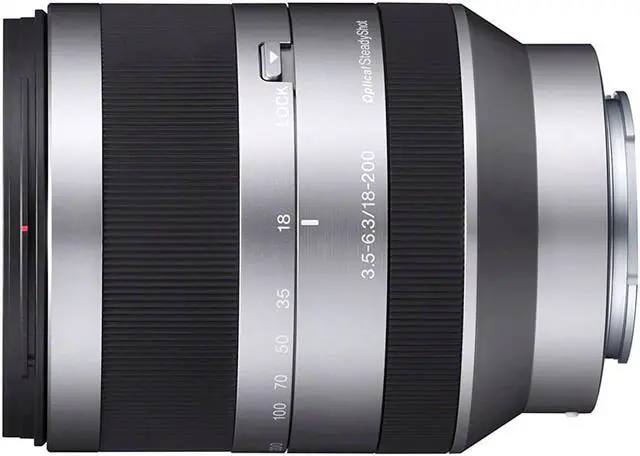Alt view image 7 of 8 - Sony Alpha SEL18200 E-mount 18 - 200 mm F3.5 - 6.3 OSS Lens (Silver)