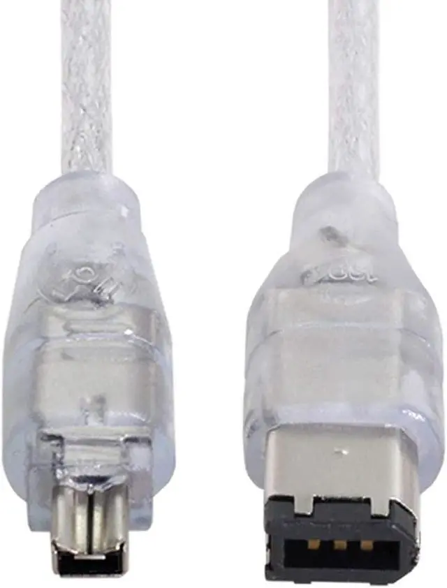 Alt view image 8 of 12 - Xiwai 1394 6Pin to Firewire 400 IEEE 1394 4 Pin Male iLink Adapter Cord Cable for Camera Camcorder