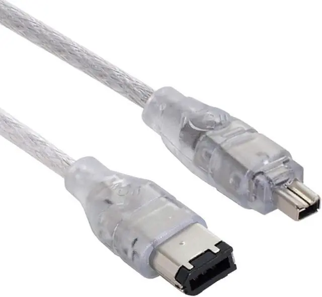 Alt view image 7 of 12 - Xiwai 1394 6Pin to Firewire 400 IEEE 1394 4 Pin Male iLink Adapter Cord Cable for Camera Camcorder