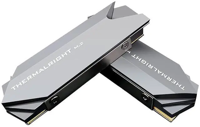 Alt view image 2 of 6 - Thermalright M.2 2280 Ssd Nvme Heatsink Cooler Double-Sided Heat Sink Alloy Aluminum With Silicone Thermal Pad For Laptop Pc Pcie Nvme Ssd