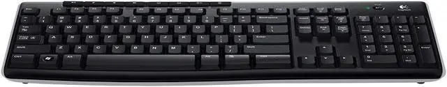 Alt view image 13 of 20 - Logitech K270 Wireless Keyboard K270 Black Logitech Unifying protocol (2.4 GHz) Wireless range: >33 ft (10m) wireless range Ergonomic Keyboard