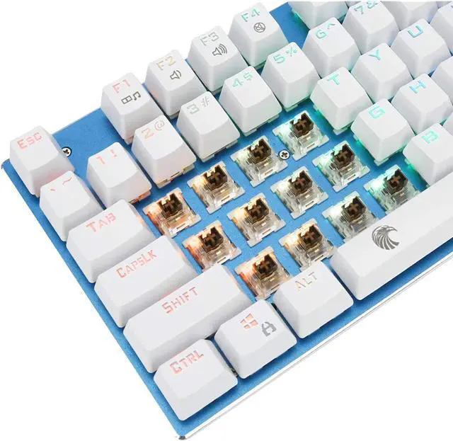 Alt view image 3 of 6 - Mechanical Keyboard Replaceable Outemu Switch Cross Brown Switch Mechanical Push On Switch 10 Pieces Set Keycap Puller And Switch Puller Brown Switch Diy Brown Switch (10 Pcs, Brown Switch)