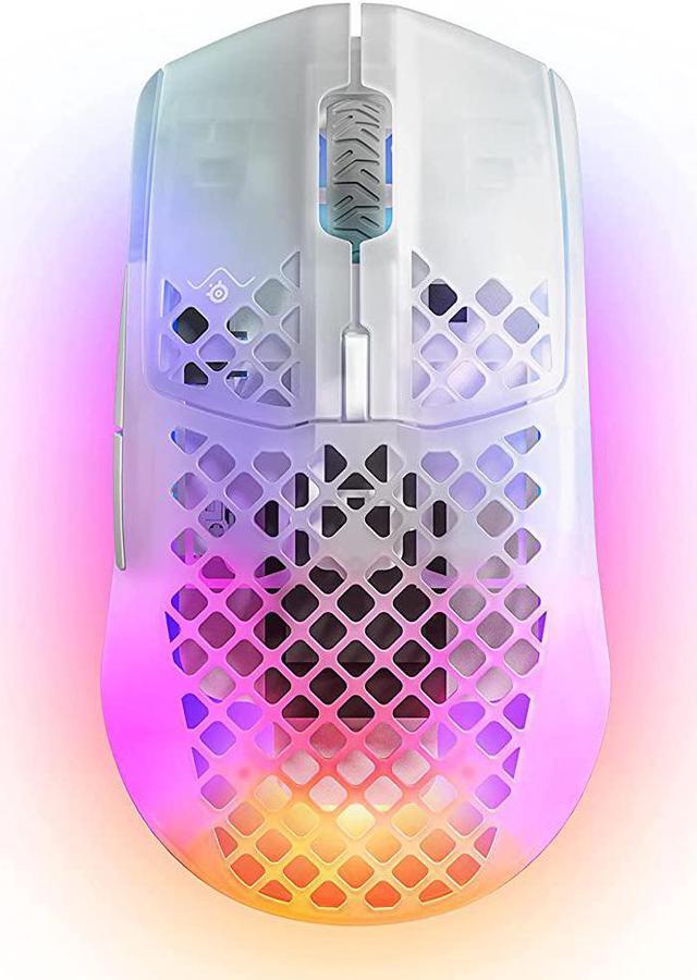 Alt view image 4 of 11 - Steelseries Aerox 3 Wireless - Super Light Gaming Mouse - 18,000 Cpi Move Air Optical Sensor - Ultra-Lightweight Water Resistant Design - 200 Hour Battery Life - Ghost