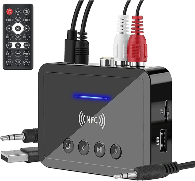 Main image of Bluetooth 5.0 Transmitter Receiver 3 In 1 Bluetooth Adapter 3.5Mm Aux Rca Optical Usb For Wireless Hifi Stereo Audio Music Compatible With Pc/Tv/Tablet/Speaker/Home Car Sound System