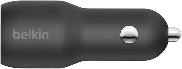 Alt view image 6 of 11 - DUAL USB-A CAR CHARGER 12W X2 BLK