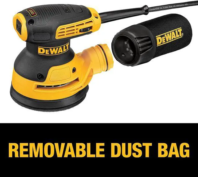 Alt view image 5 of 7 - Dewalt Random Orbit Sander, Variable Speed, 5-Inch (Dwe6423)