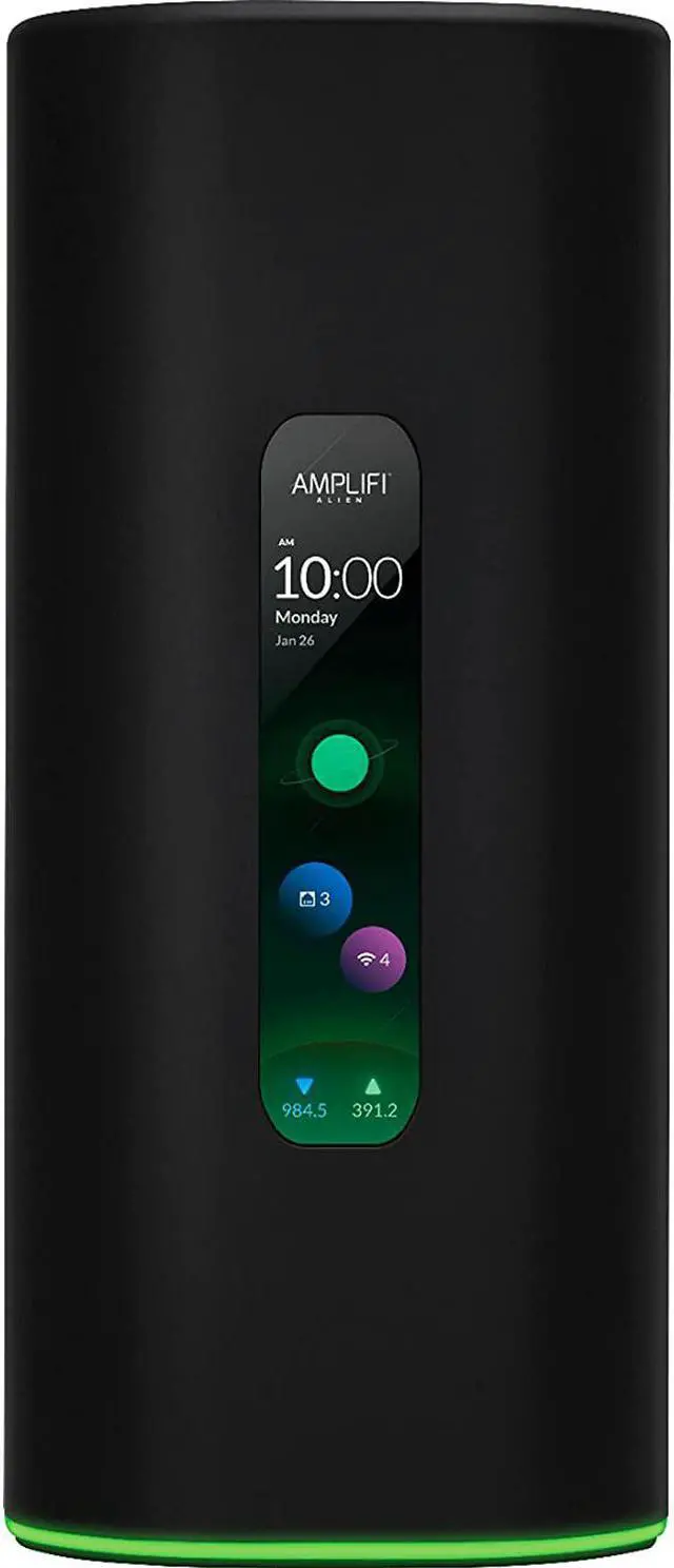 Alt view image 2 of 6 - AmpliFi Ubiquiti Alien Tri-Band WiFi 6 Scalable Mesh System Router WiFi 6 AX Gaming Mesh Networking System
