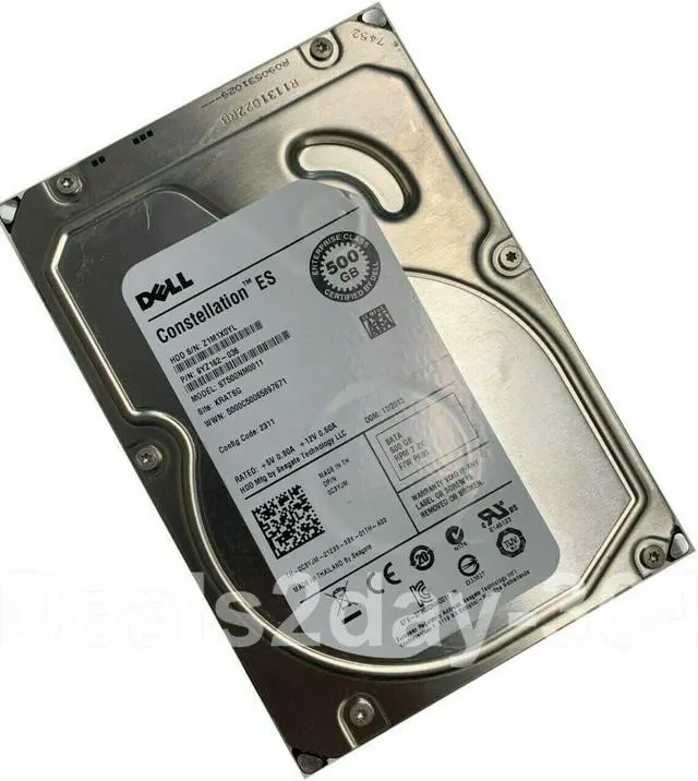 Alt view image 6 of 13 - DELL C3Yjm 500Gb 7200Rpm Sata6Gbps 3.5Inch Internal Hard Disk Drive