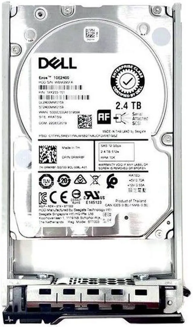 Main image of Dell F9NWJ 2.4TB 10K SAS 2.5" 12Gbps ISE Hard Drive | Toshiba AL15SEB24EQY