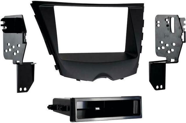 Alt view image 5 of 5 - Metra 99-7350B Matte Black Single DIN Stereo Dash Kit for 12-up Hyundai Veloster