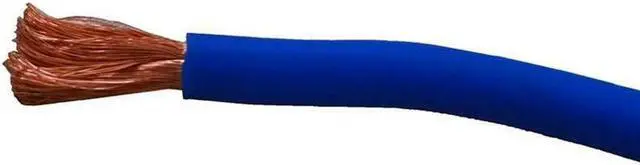 Alt view image 2 of 3 - 4 Gauge 25 Feet High Performance Flexible Amp Power/Ground Cable 4 AWG Wire Blue