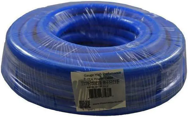 Alt view image 3 of 3 - 4 Gauge 25 Feet High Performance Flexible Amp Power/Ground Cable 4 AWG Wire Blue