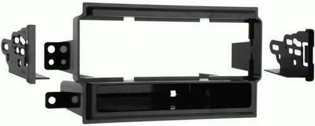 Alt view image 7 of 7 - Metra 99-7405 Single DIN Installation Kit for 2004-2008 Nissan Titan (Base Model Only) (Black)