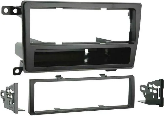 Alt view image 8 of 8 - Metra 99-7403 Single DIN Installation Kit with Pocket for 2003 Nissan Pathfinder (Black)