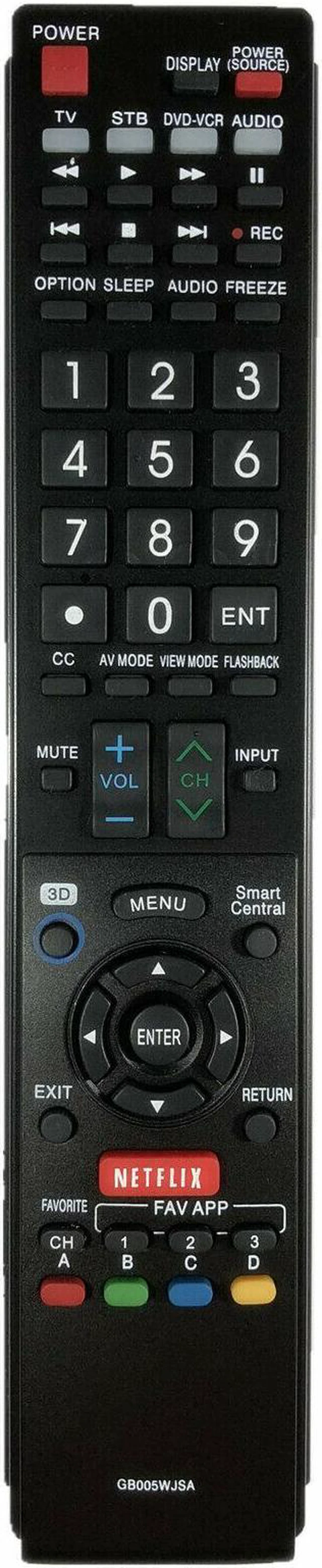 Main image of NEW USBRMT Remote GB005WJSA For SHARP AQUOS TV GA890WJSA LC70LE650U LC60LE650U