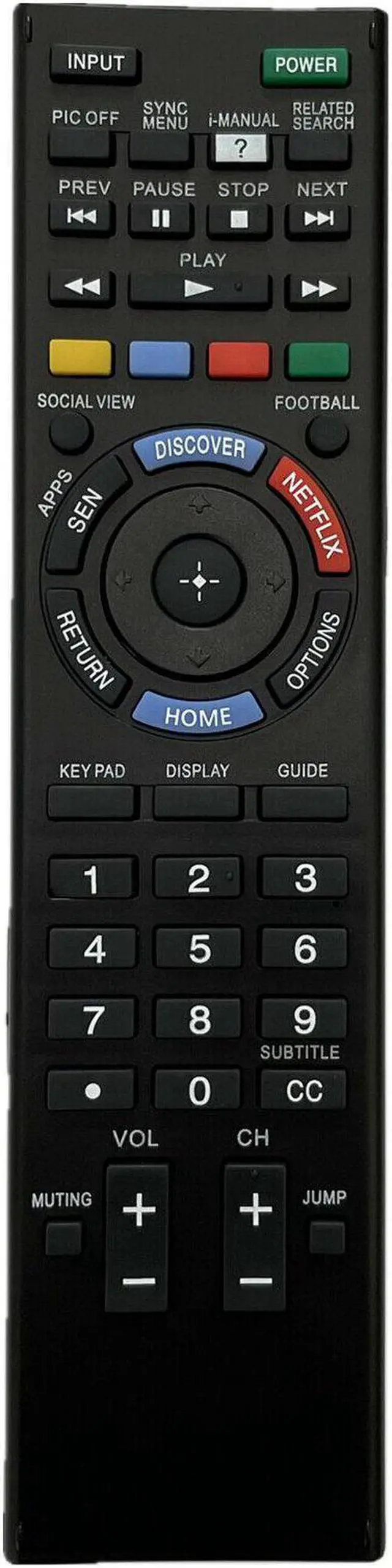 TV Remote RMTTX102U For Sony TV KDL50W800C KDL65W850C, 41 OFF