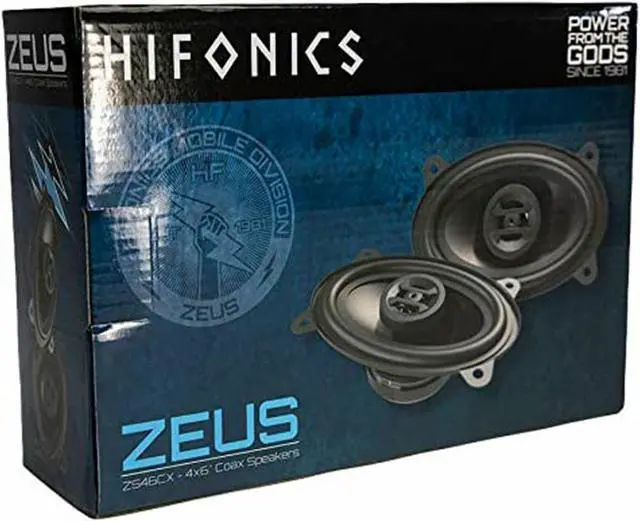 Alt view image 14 of 17 - Hifonics Zeus 4 x 6" Coaxial Speaker?? 250 Watts MAXX