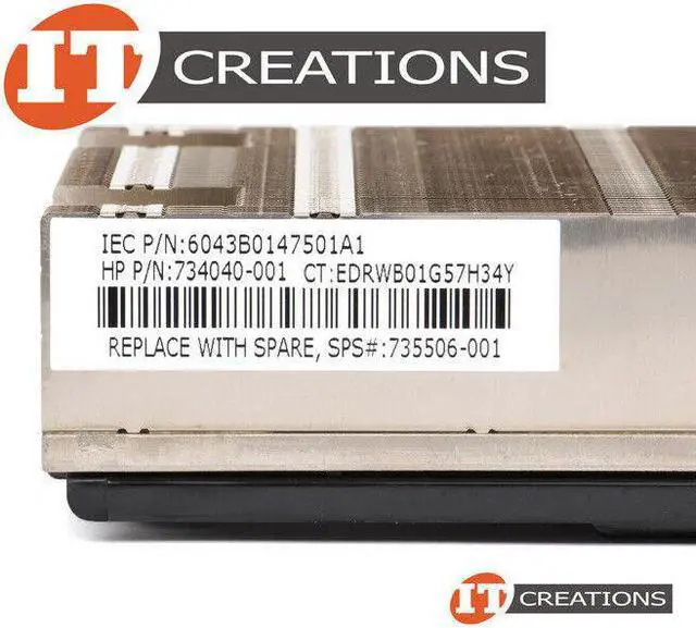 Alt view image 5 of 5 - HPE 735506-001 Heatsink