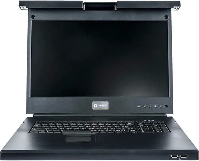 Alt view image 9 of 11 - Vertiv Avocent LRA Rack Console 18.5" LCD Widescreen,16-Port, Keyboard with Touchpad