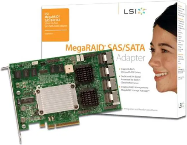 Alt view image 4 of 4 - LSI Logic LSI00137 MegaRAID SAS 84016E SGL 16PT 3GB S PCIE 256MB Controller Card