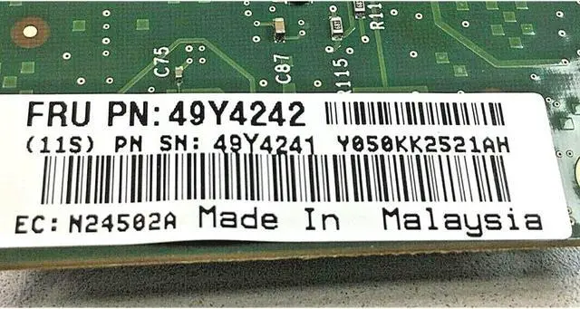 Alt view image 6 of 8 - IBM 49Y4242   Ethernet Quad Port Servernetw Adapter I340 T4 F System X