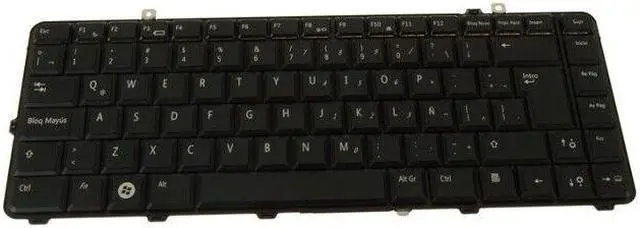 Alt view image 5 of 6 - New Spanish Dell OEM Studio 1535 1536 1537  Backlit Laptop Keyboard D796C