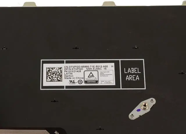 Alt view image 8 of 8 - New Spanish Dell OEM Chromebook 11 3189 3181 2-in-1 Keyboard Spanish TVPGD
