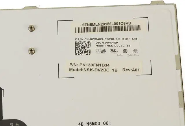 Alt view image 9 of 9 - New Brazilian Dell OEM Latitude E6440 Laptop Keyboard  Backlight WX4G9