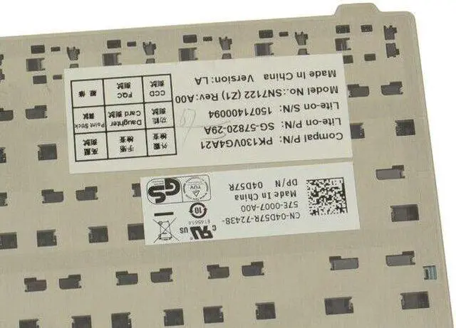 Alt view image 7 of 7 - New Spanish Dell OEM Latitude E6440 Laptop Keyboard Non-Backlit 4D57R