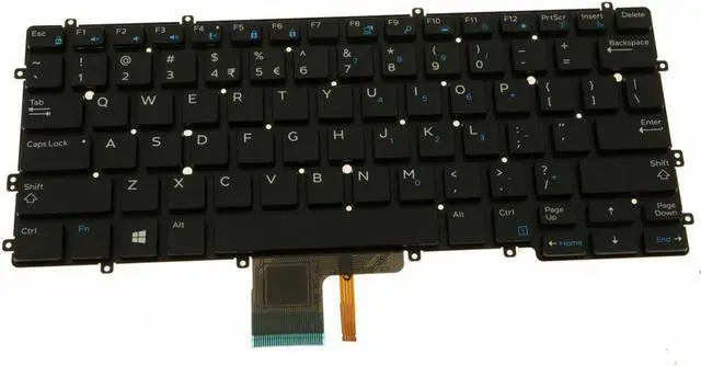 Alt view image 4 of 6 - New US INTL Dell OEM Latitude 13 7370 Laptop Keyboard  Backlight R8H75