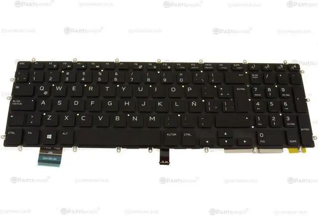 Alt view image 7 of 9 - SPANISH OEM Alienware m17 Backlit Laptop Keyboard Laptop Keyboard NY1M9